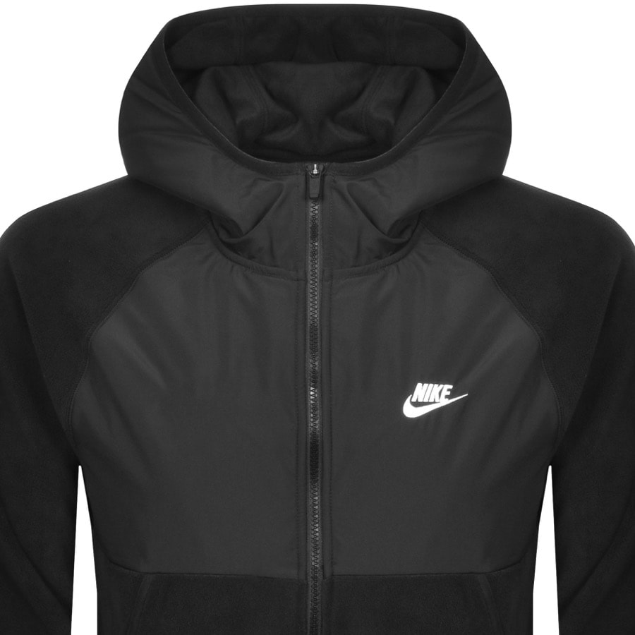 Alternative Image for ProductNike Full Zip Winter Hoodie Black2